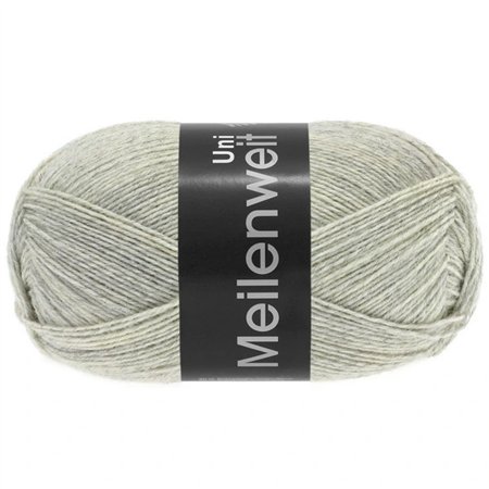 Meilenweit Uni 100 light grey 1358
