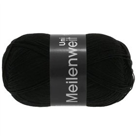 Meilenweit Uni 100 Black 1106