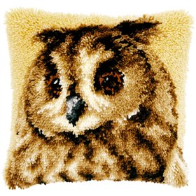 Latch hook cushion kit brown owl 21650