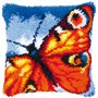 Latch hook cushion kit Orange butterfly 14174