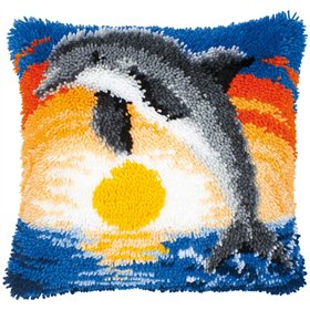 Kit coussin au point noué Dauphins 14122