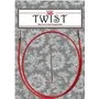 Twist cable rouge 35 cm mini