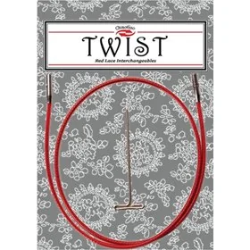 Twist Red cable 55 cm mini