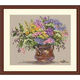 Merejka Kit de broderie Fleurs sauvages