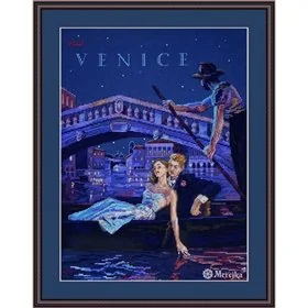 Merejka Stickset über die Besuch in Venedig 