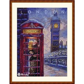 Merejka Kit de broderie Visitez Londres