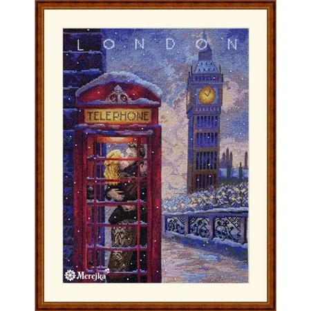 Merejka Kit de broderie Visitez Londres