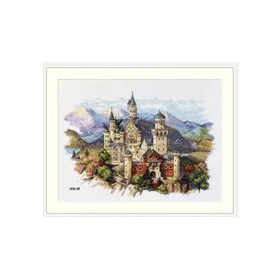 Merejka Stickset über die Schloss Neuschwanstein 