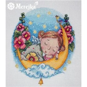 Merejka Kit de broderie Berceuse pour fille