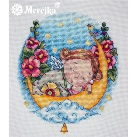 Merejka Stickset über die Schlaflied für die Tochter 