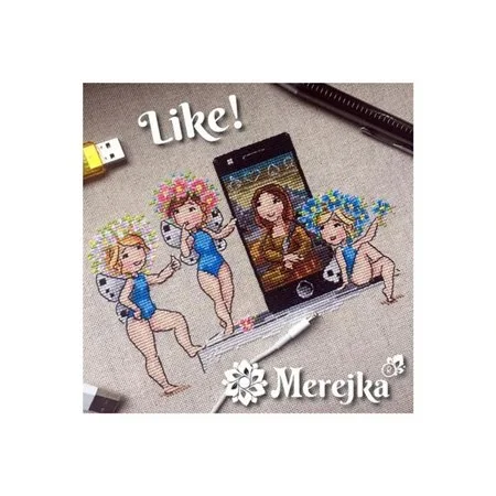 Merejka Kit de broderie J'aime