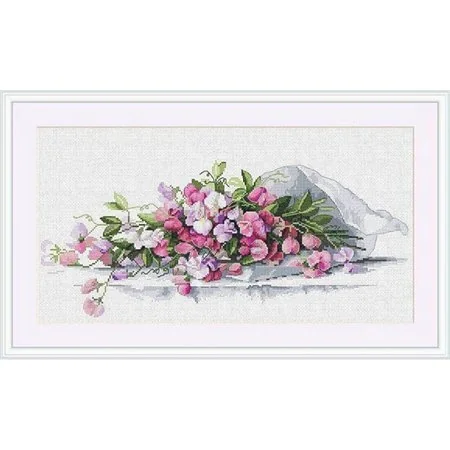 Merejka Embroidery kit Sweet Pea