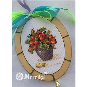 Merejka Stickset über die Hagebutte 