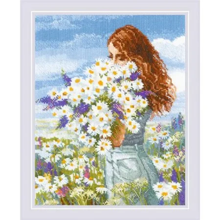 Riolis Embroidery kit Chamomile Happiness