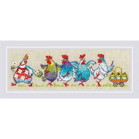Riolis Embroidery kit Cluck-cluck