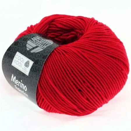 Lana Grossa Cool Wool Briljantrood 417