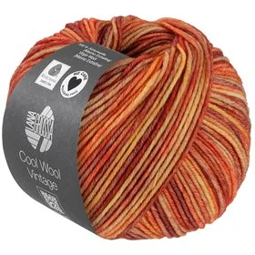 Cool Wool Vintage Orangebraun 7388
