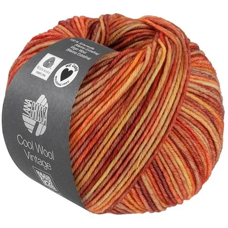 Cool Wool Vintage Orangebraun 7388