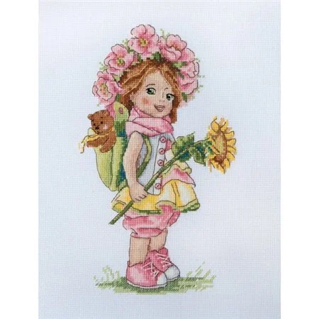 Stickset über die Sommermädchen