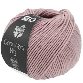 Lana Grossa Cool Wool Big grijsroze 1033