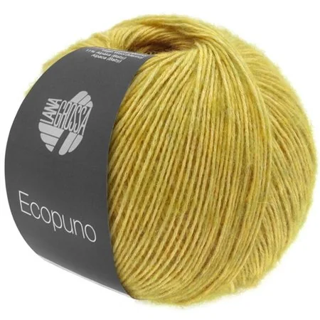 Lana Grossa Ecopuno 003 geelgroen