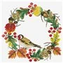 Embroidery kit Autumn Wreath