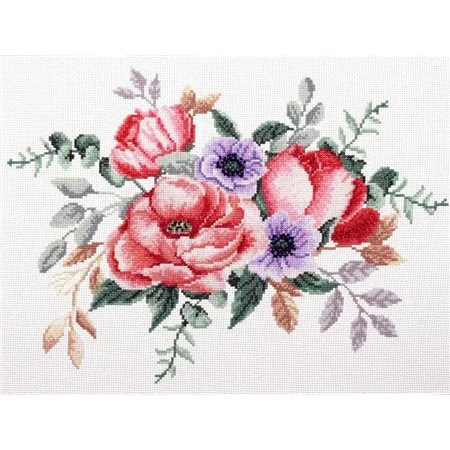 Embroidery kit Elegant Bouquet