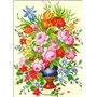 Embroidery kit Elegant Floral Arrangement