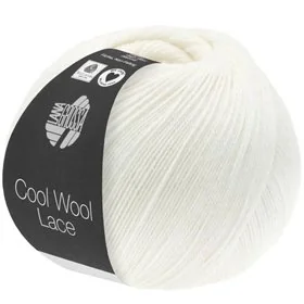 Cool Wool Lace Weiß 28