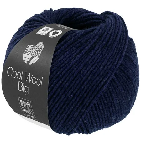 Lana Grossa Cool Wool Big Mélange Nachtblauw 1694
