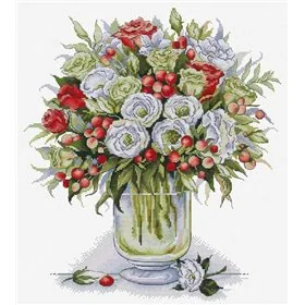 Embroidery kit The Passion Bouquet