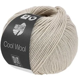 Cool Wool Mélange Graubeige meliert 1491