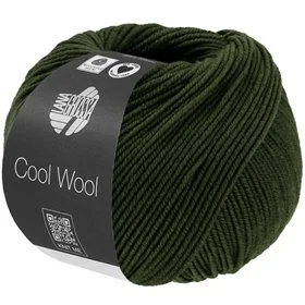 Cool Wool Mélange Lodengrün meliert 1495