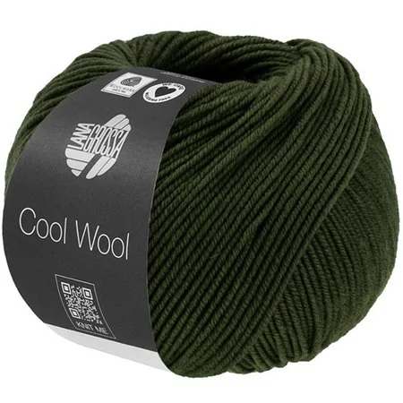 Cool Wool Mélange Lodengrün meliert 1495