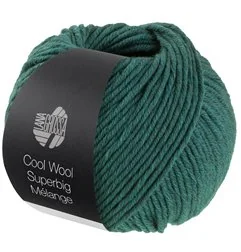 Lana Grossa Cool Wool Superbig Mélange Donkergroen 210