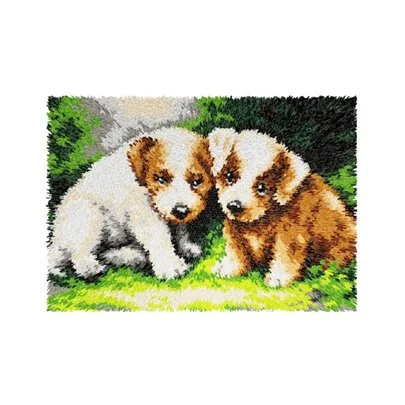 Latch hook rug kit Puppies 4176