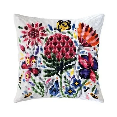 Coussin à broder Trèfle des prés 5464