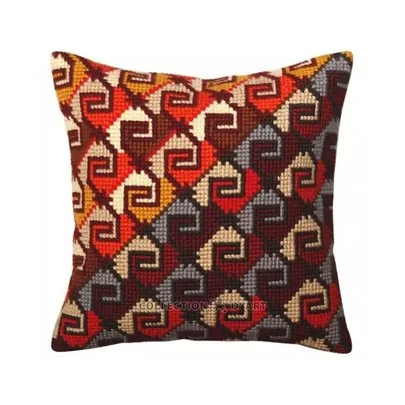 Borduurkussen Peruaans ornament 5368