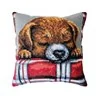 Borduurkussen Geliefde puppy 5482