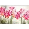 Kit de broderie Tulipes roses