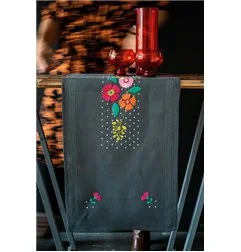 Loper kit Kleurige bloemen