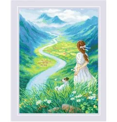 Riolis Borduurpakket Waar stroomt de rivier