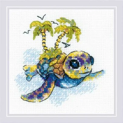 Riolis Embroidery kit Little Turtle