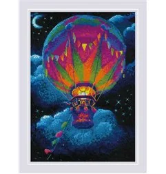 Riolis Stickset Heißluftballon