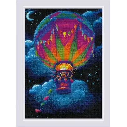 Riolis Embroidery kit Hot Air Balloon