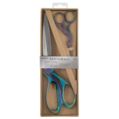 Scissors Set Dressmaking and Embroidery rainbow