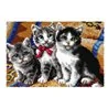 Latch hook rug kit Cats 4131