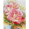 Brodeja Embroidery kit Pink roses