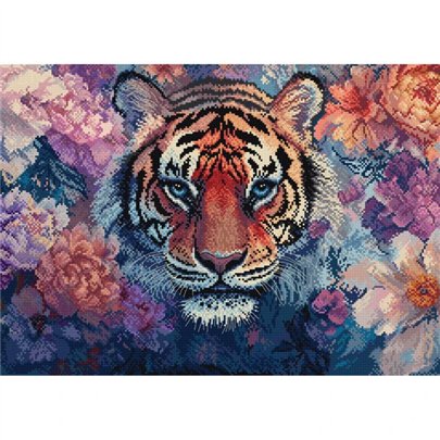 Borduurpakket Ogen van de wildernis