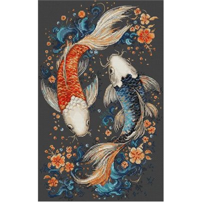 Luca-S Stickset Zwei magische Fische